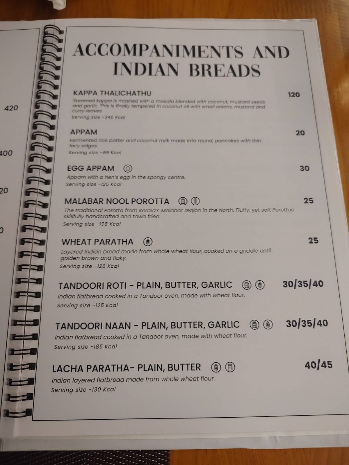 Sanchari by Chef Pillai Palakkad menu
