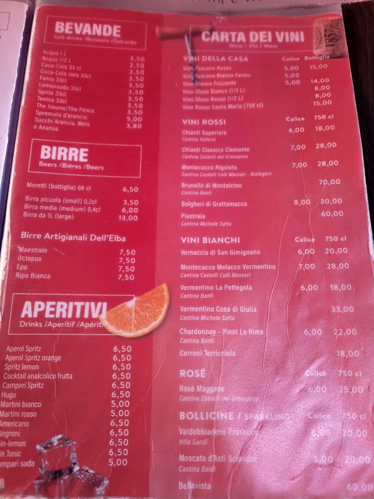Menu di Santa Maria Pizza,Ciccia E Tradizione 