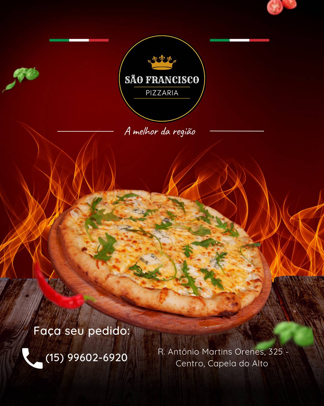 São Francisco Restaurante e Pizzaria em Capela do Alto cardápio