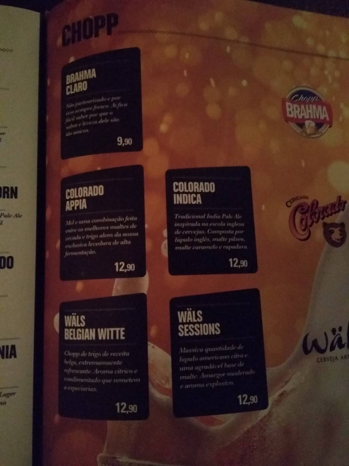 Boa Praça cardápio