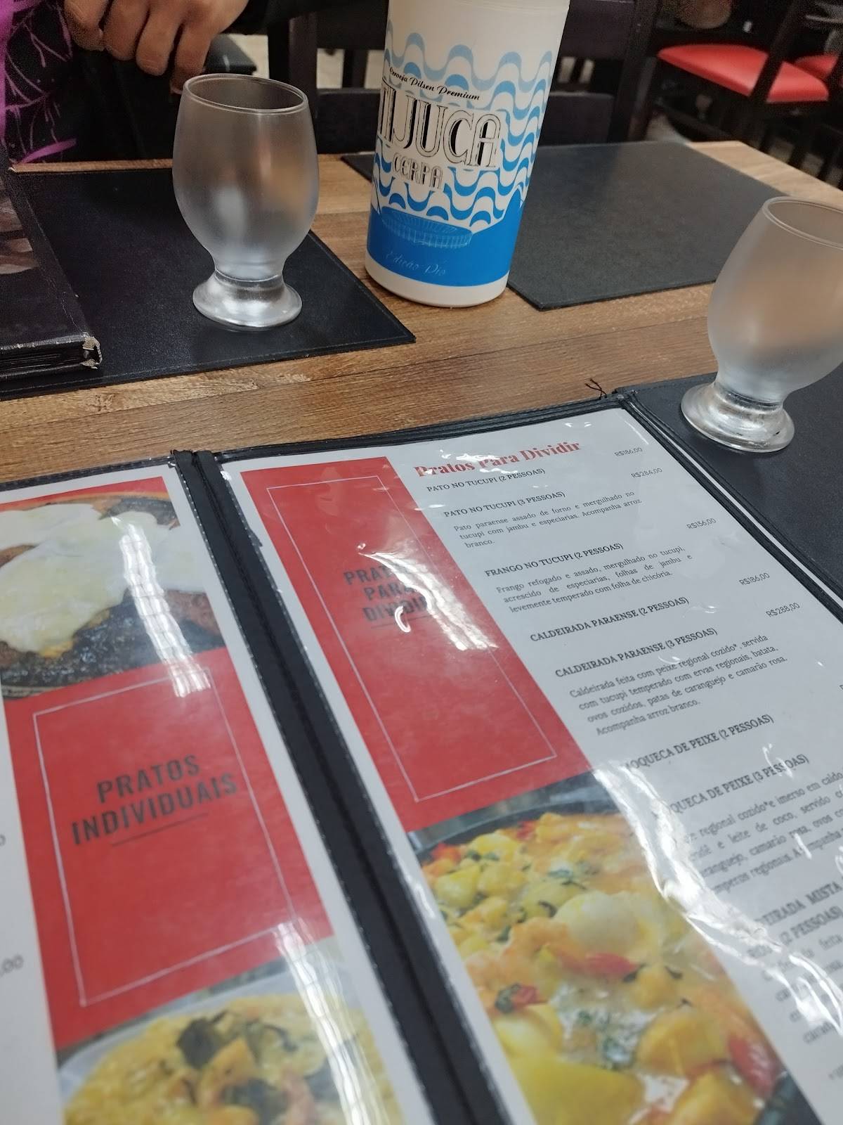 É Do Pára cardápio