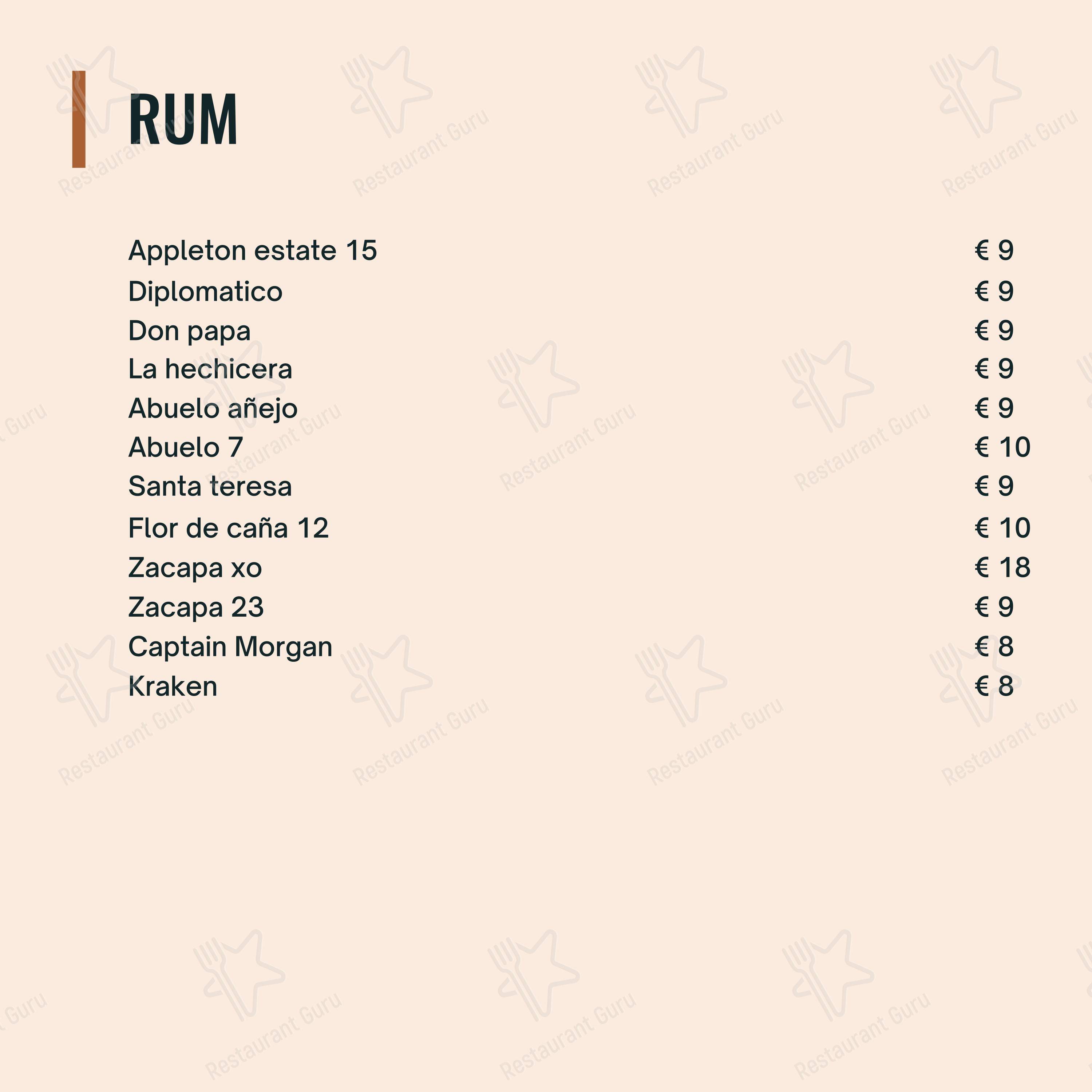 Menu di Sapori Solari - La Bisteccheria - Menu