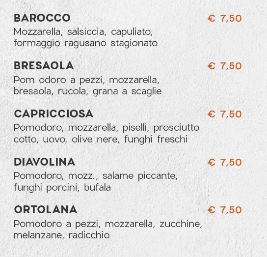 Menu di Quore Matto 