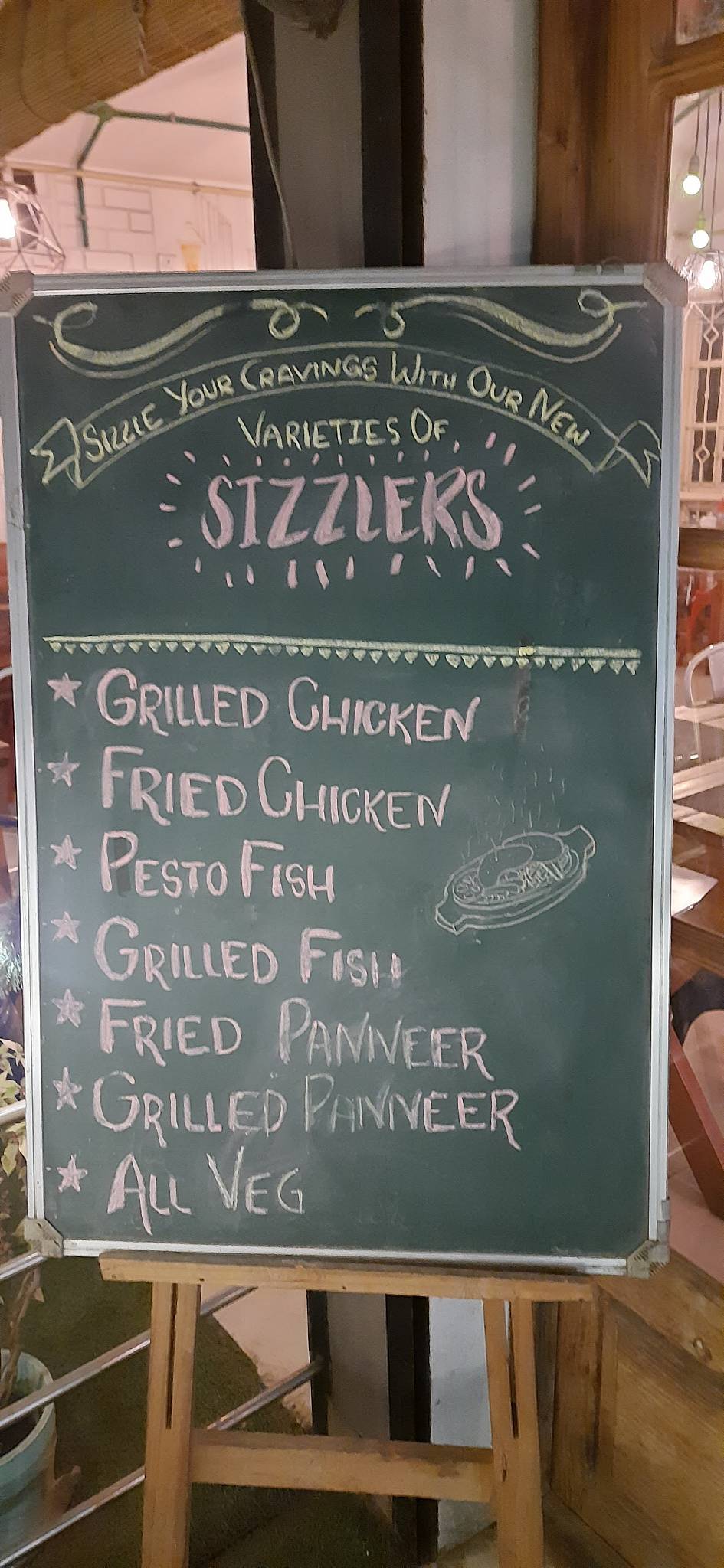 Sector 7 Café menu