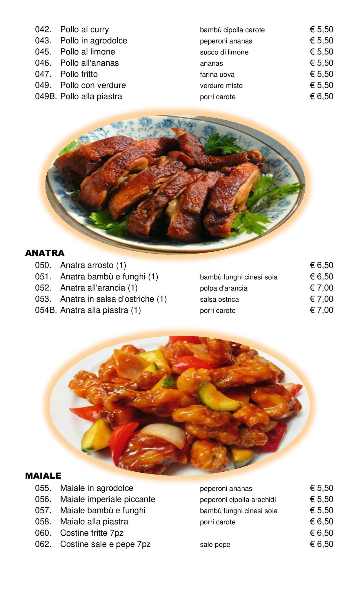 Menu di Shanghai 