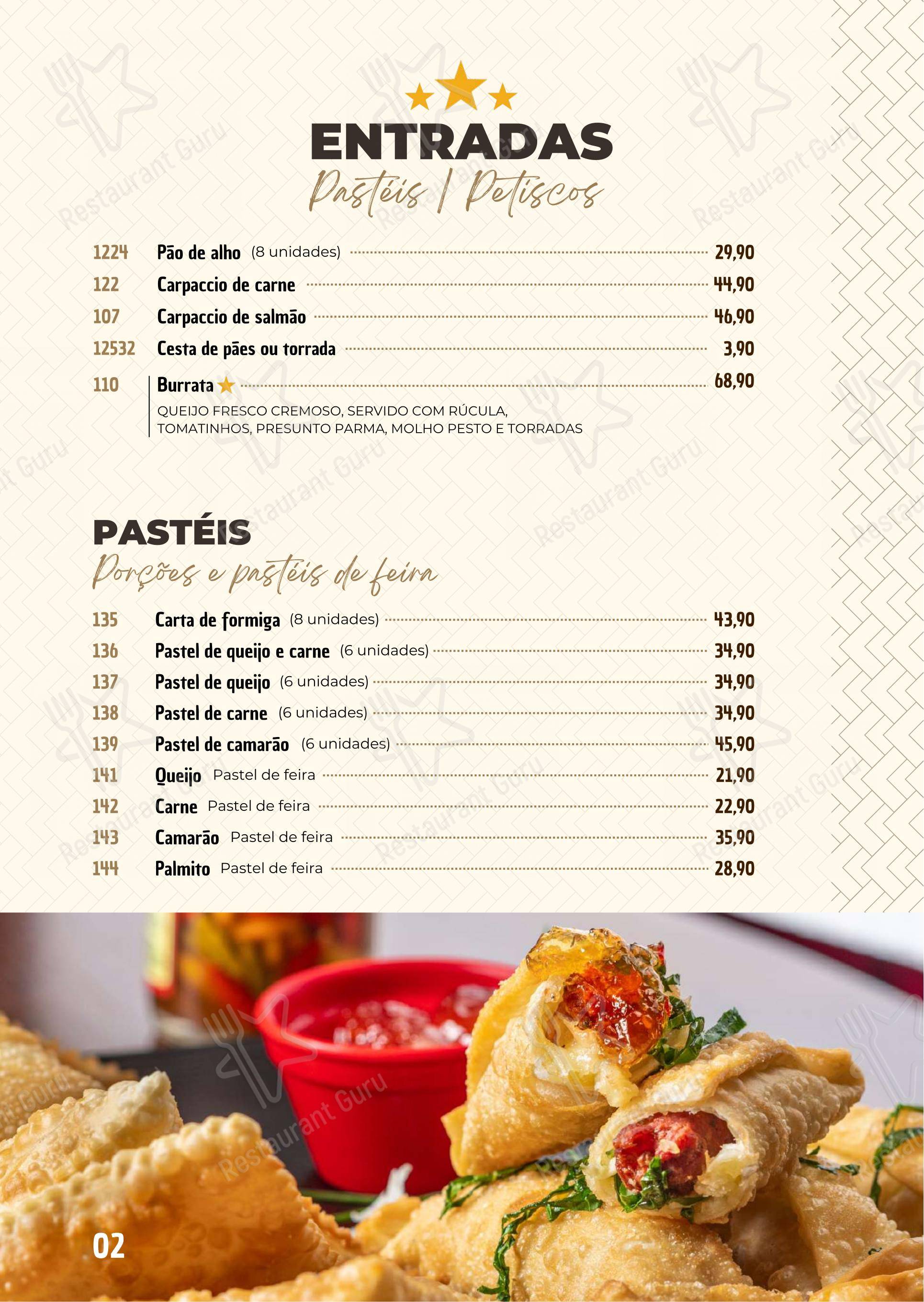 Seu Juca - Menu bar