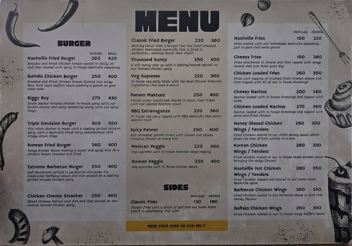 Seven Brawl menu