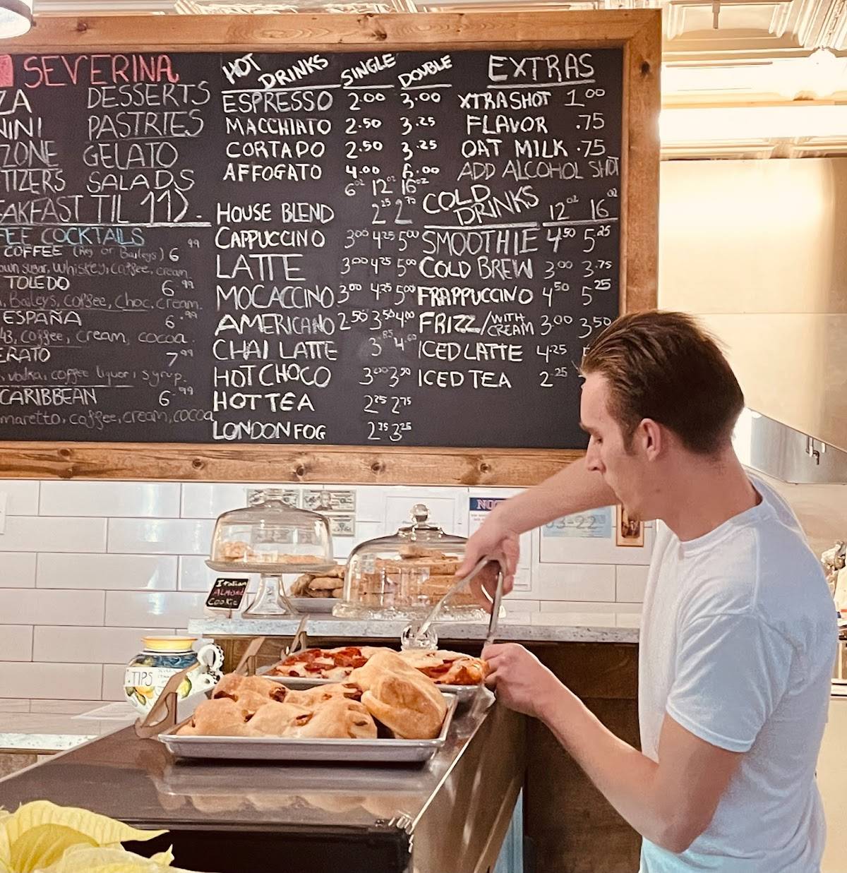 Menu at Severina Restaurant and Bar, Pittsburgh