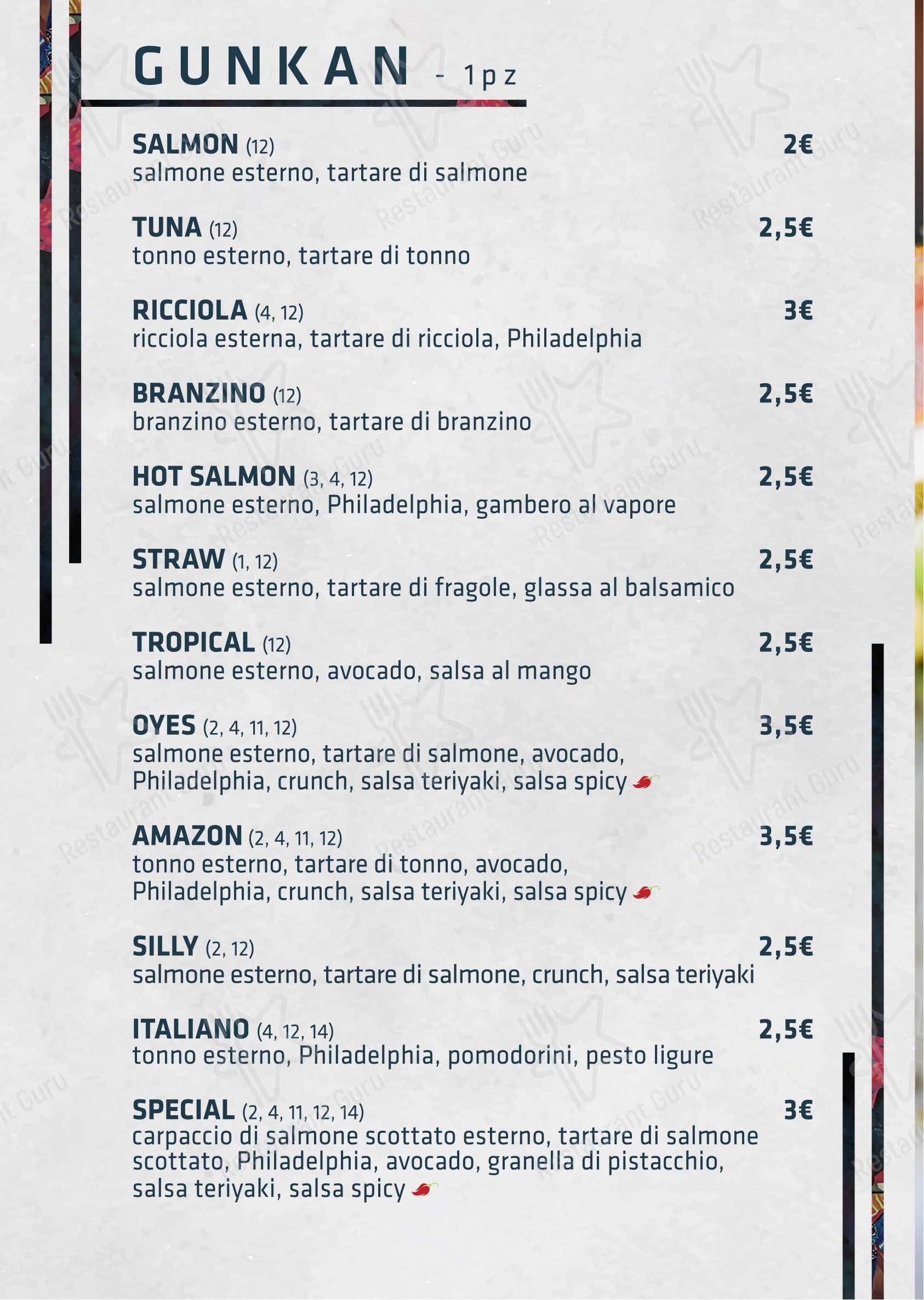 菜单 per Shabu Monza ristorante