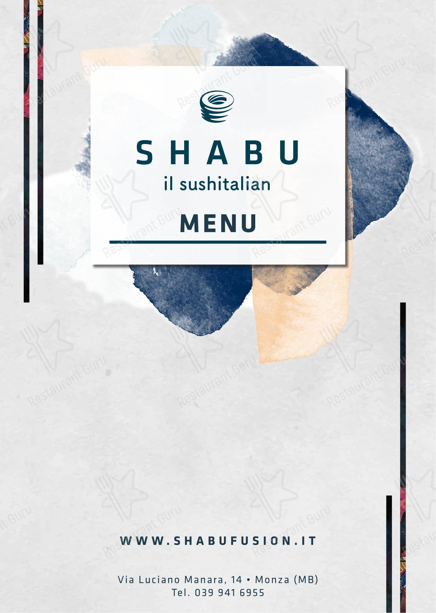 Menu di Shabu Monza - 菜单
