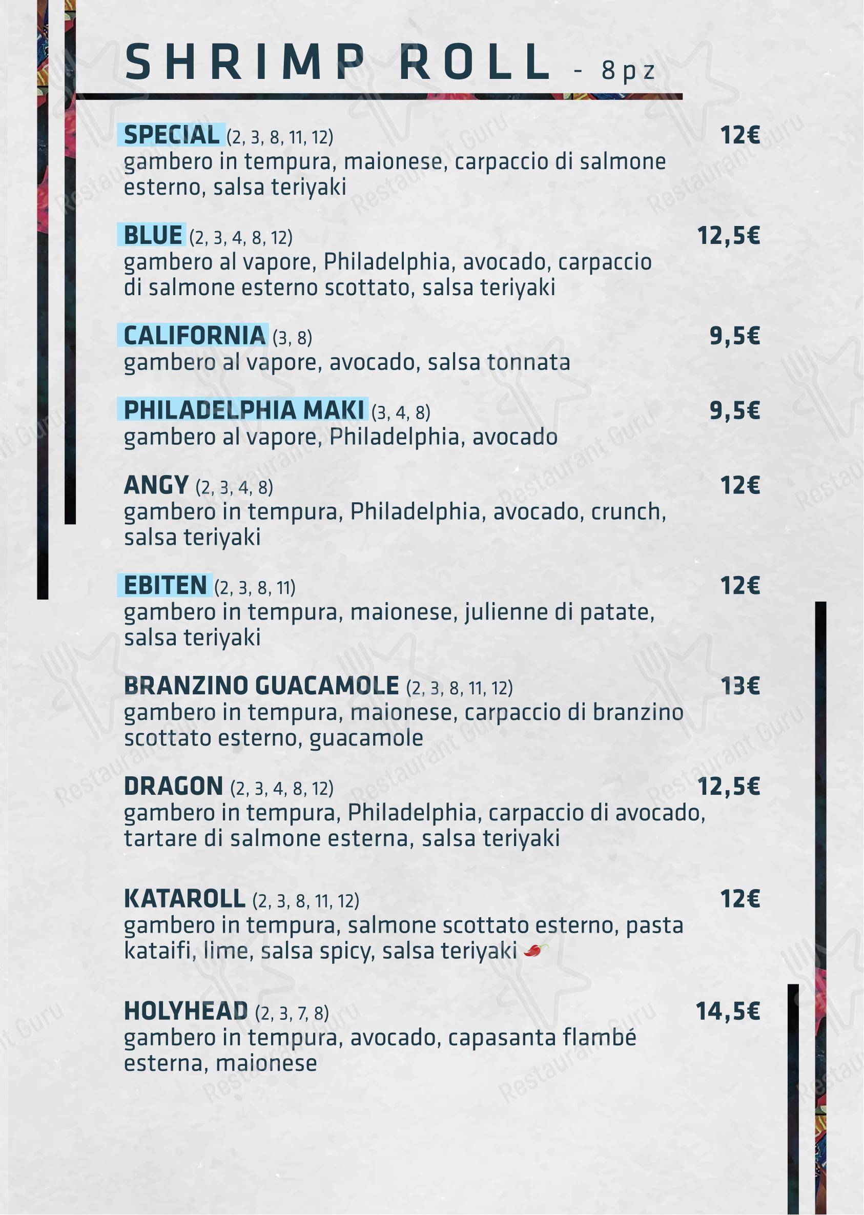 Menu di Shabu Monza - 菜单