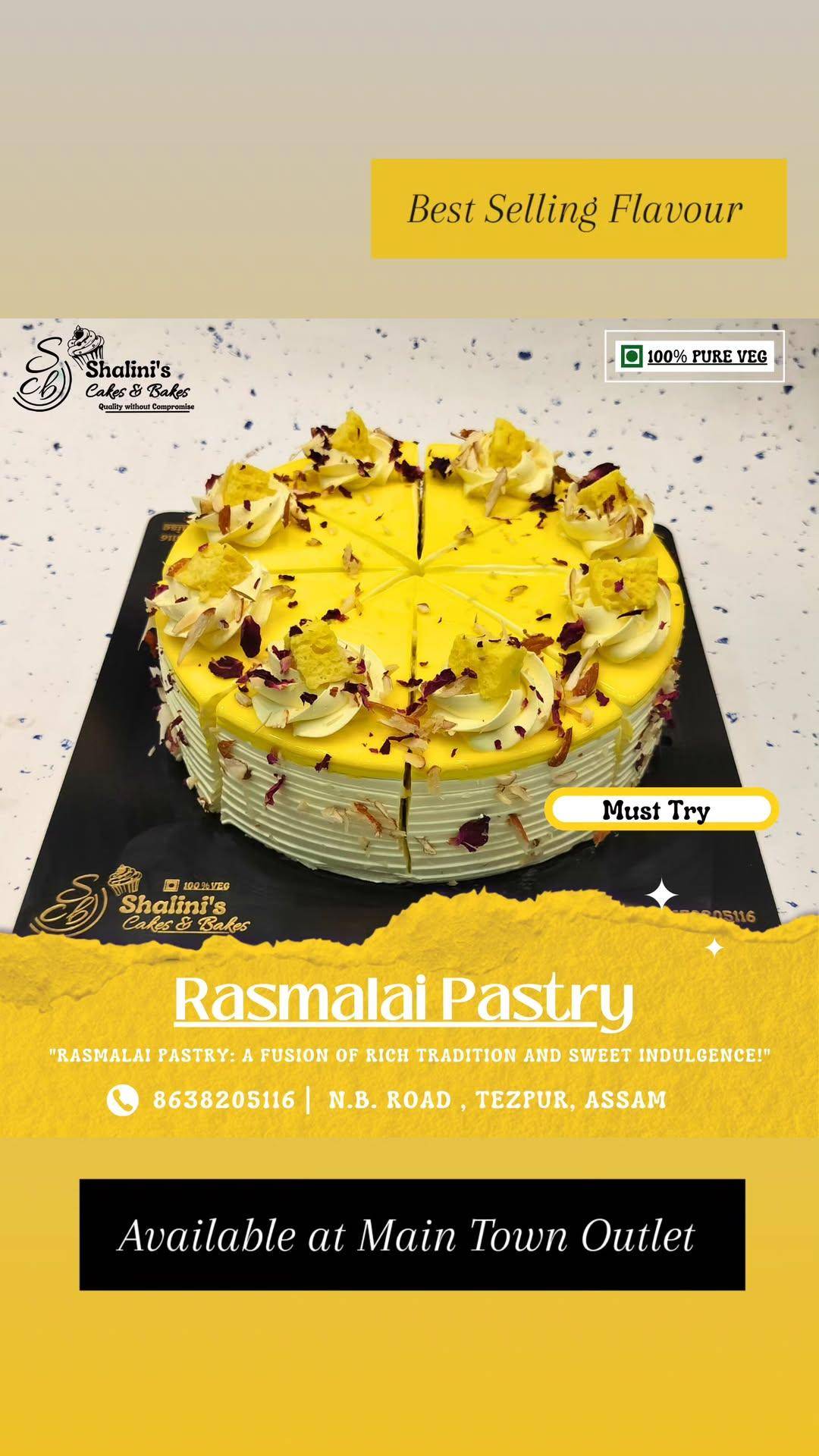 Shalini's Cakes & Bakes - Main Town Outlet menu