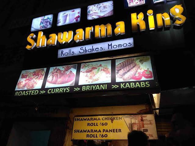 Shawarma King menu