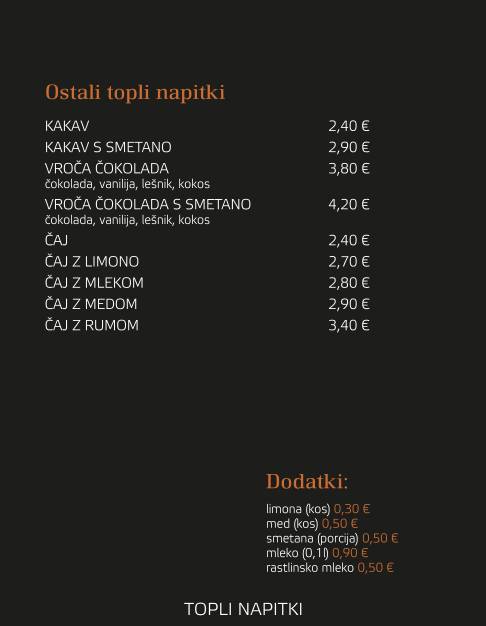 Menu di Sidro 