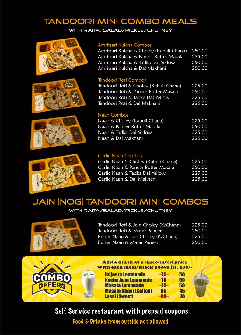 Laddoo Gopal - Salugara menu