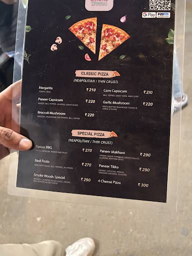 Smoke Woods menu