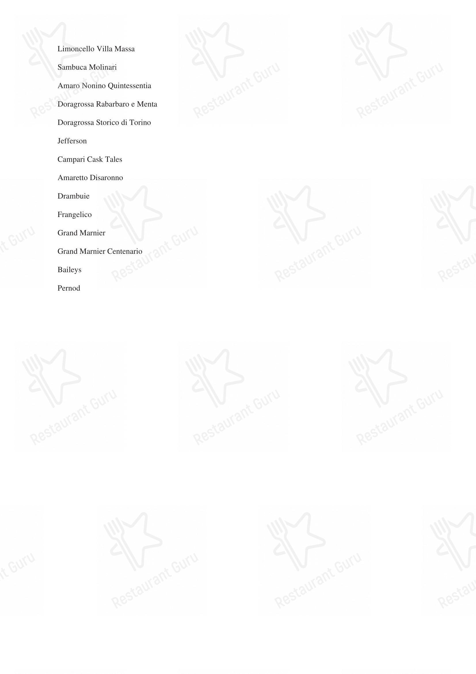 Menu di Il Caffè - Menu bar