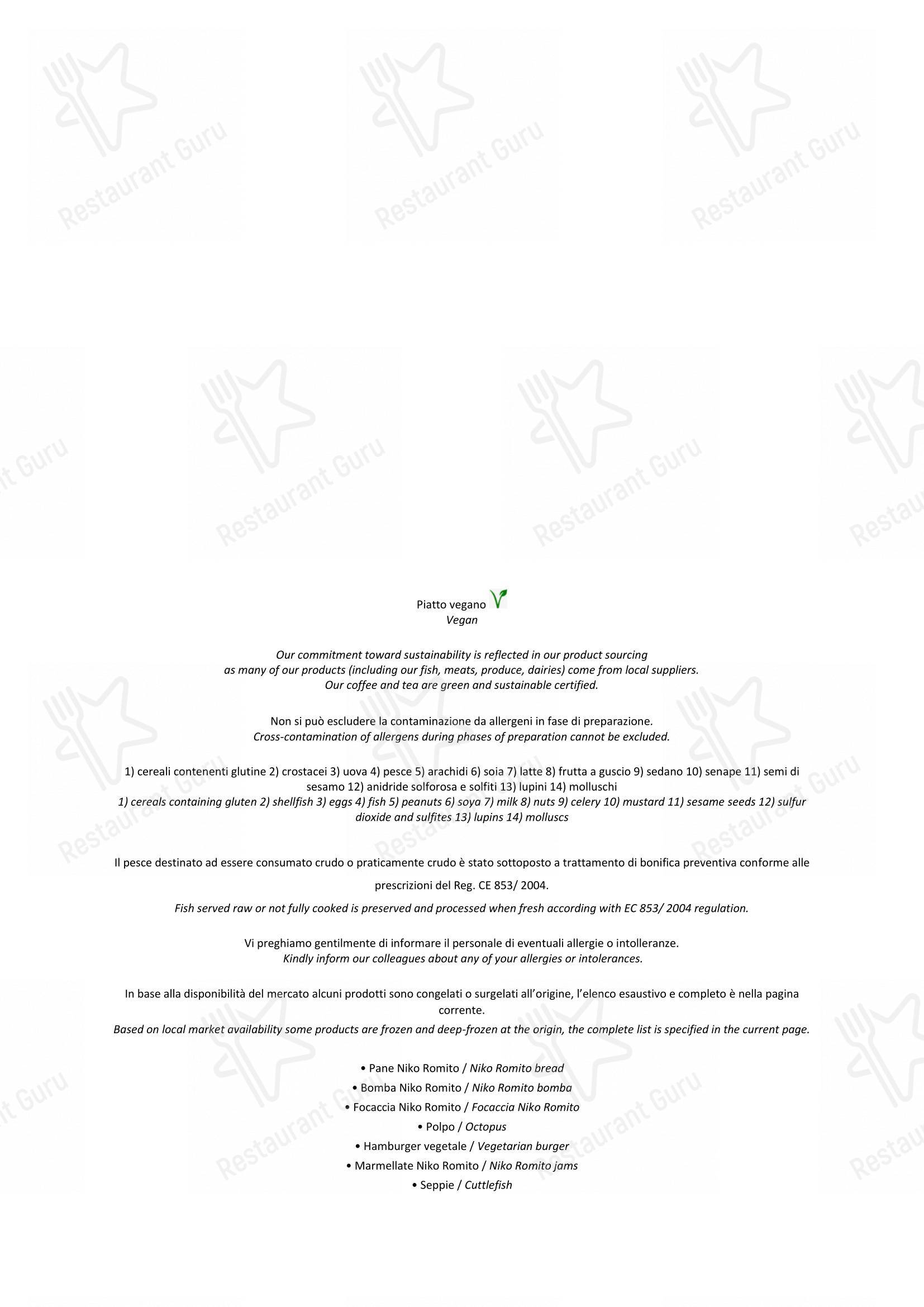 Menu di Il Caffè - pasti e bevande
