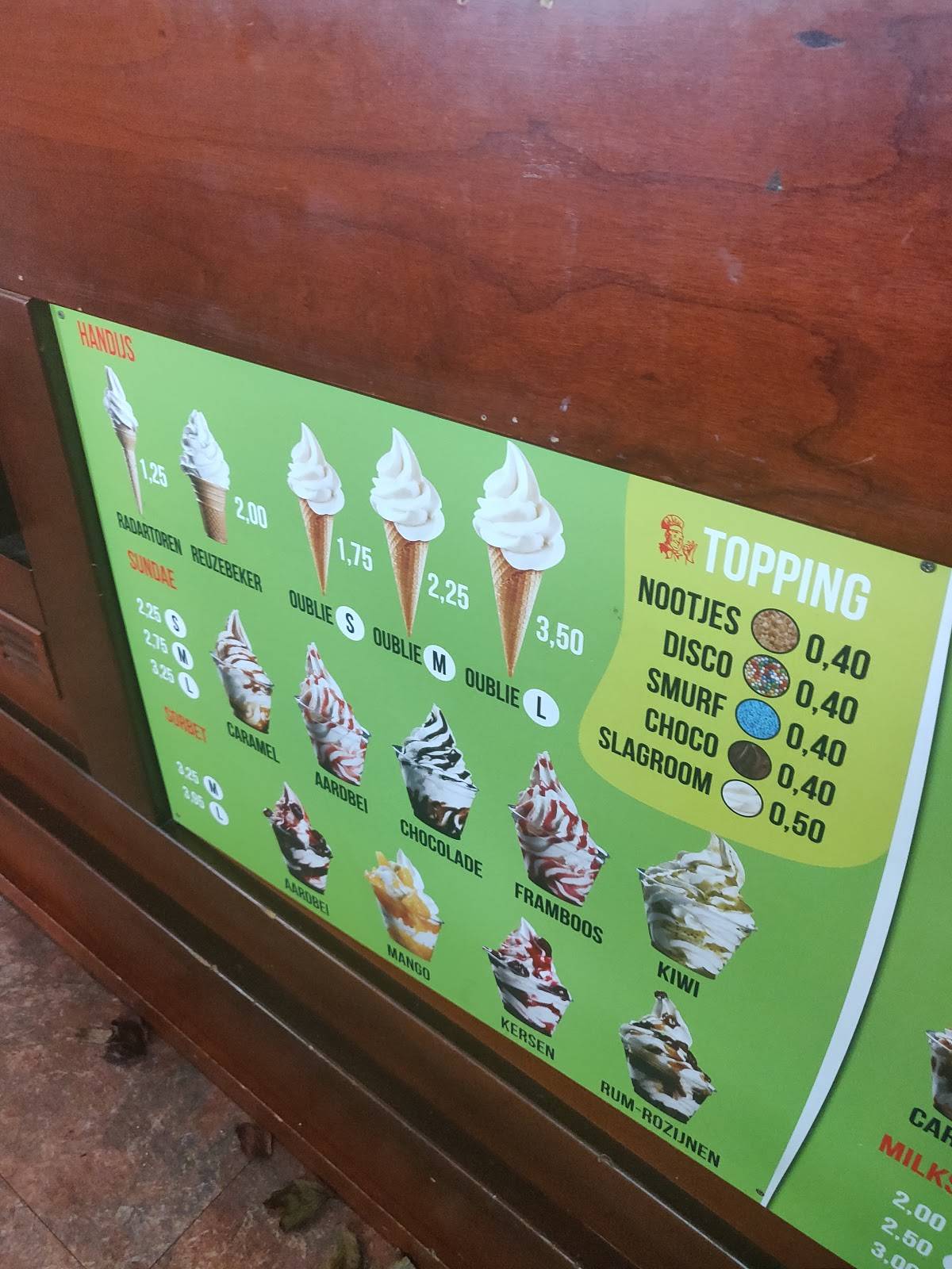Menu de Snackbar Rian