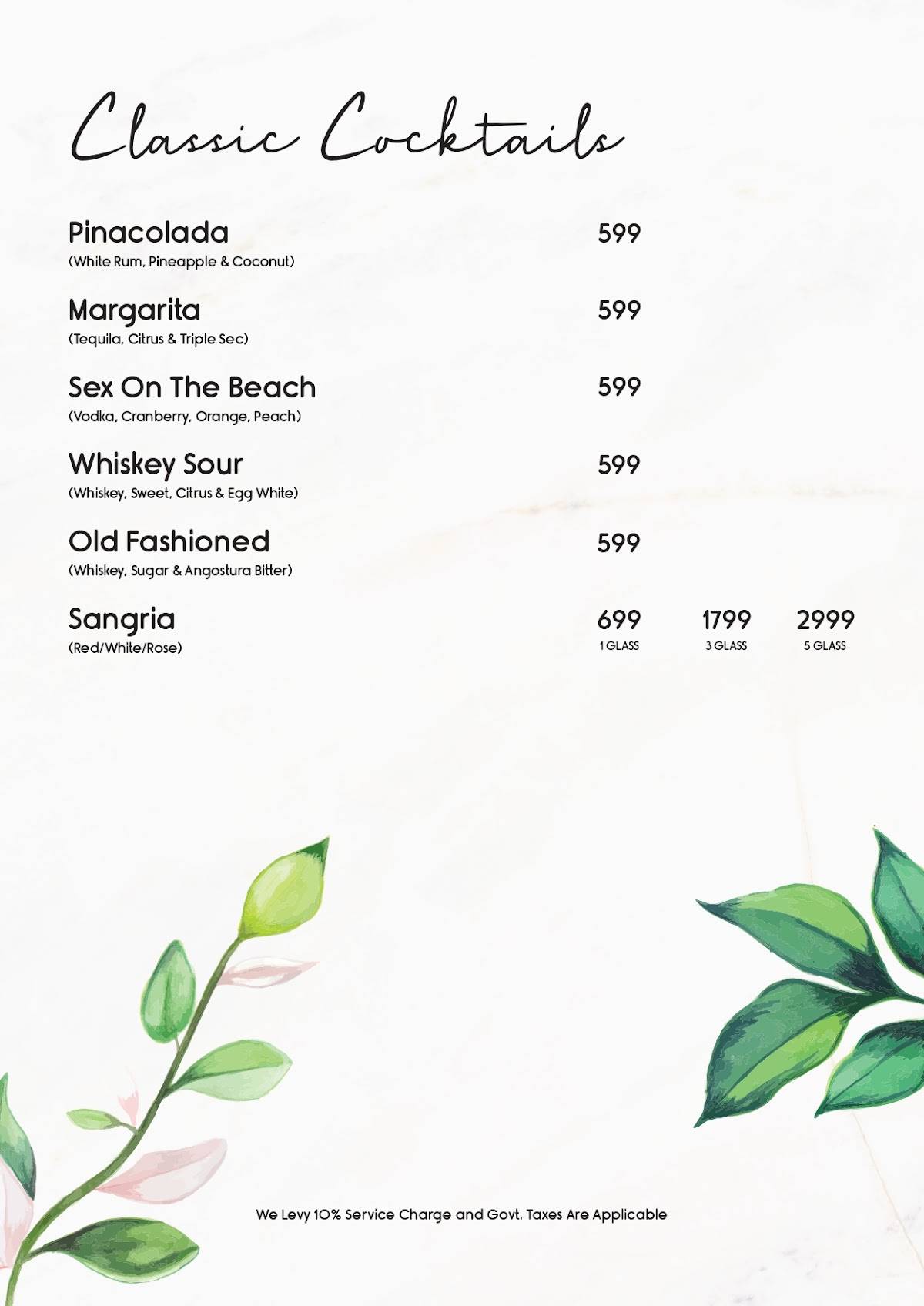 Somewhere Delhi menu