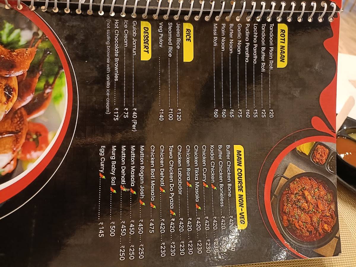 Chaupati menu