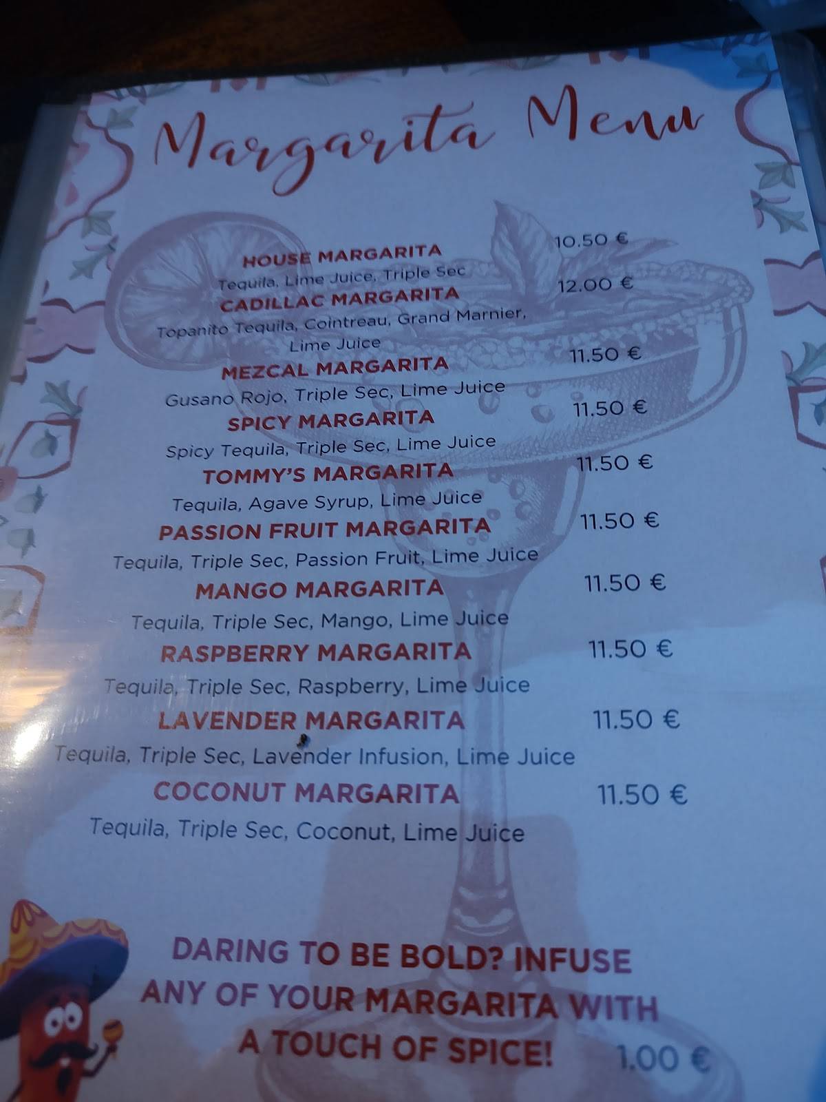 Menu di Sanctuary Restaurant&Cantina 