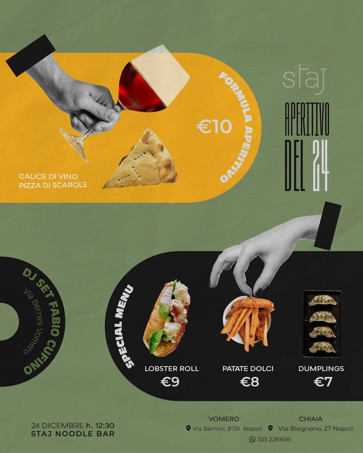 Menu di Staj Noodle Bar Vomero 