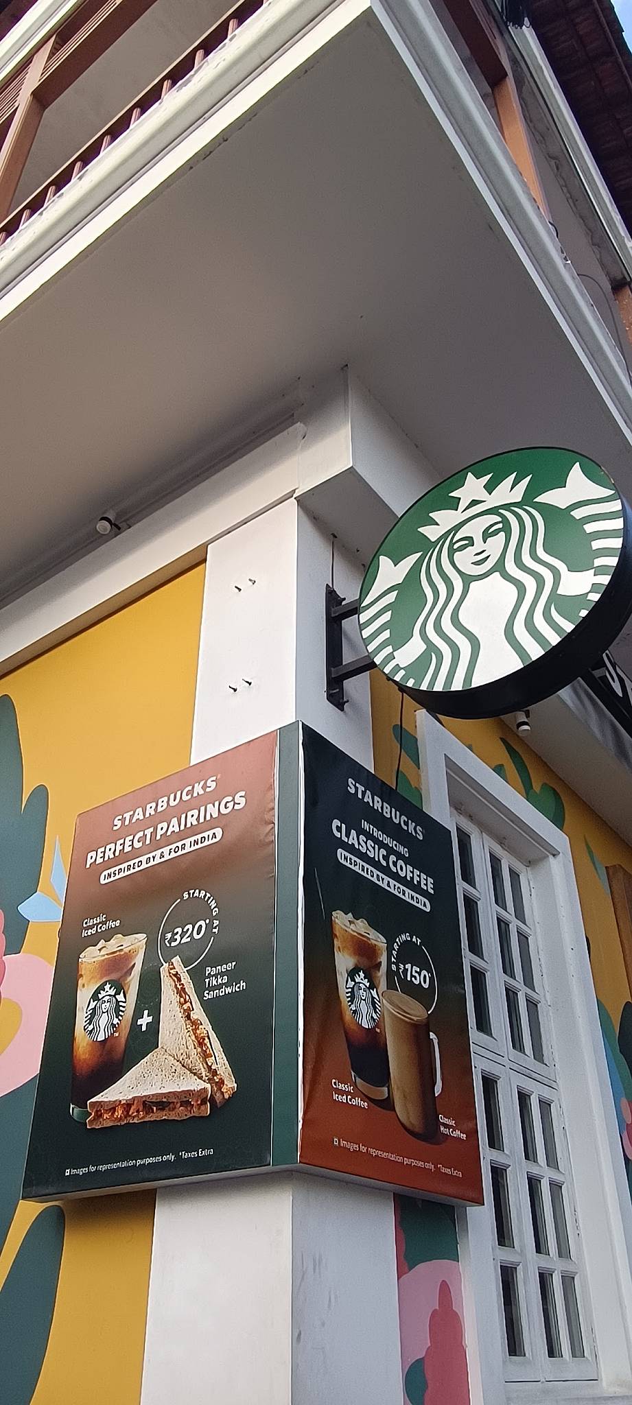 Starbucks menu