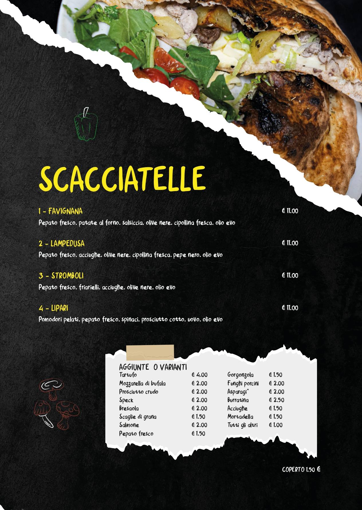 Menu di Stark's Cafè 