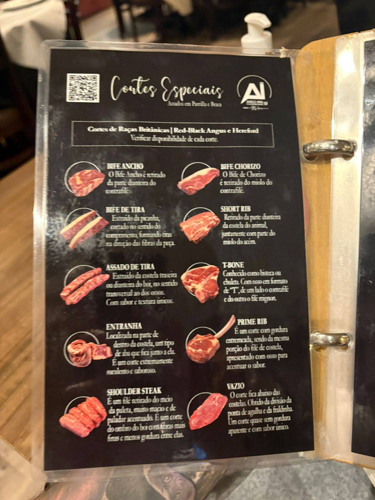 Arco Íris Churrascaria cardápio