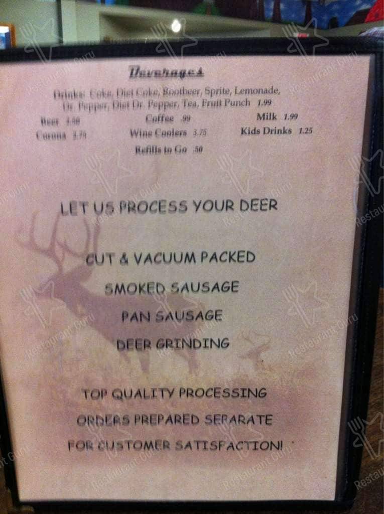 Menu at Hollier's Cajun Kitchen steakhouse, Sulphur, Ruth St