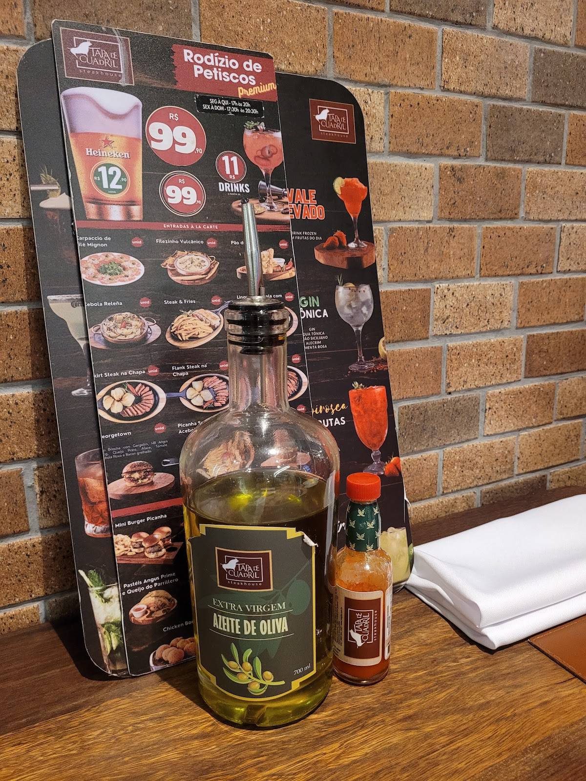 Tapa de Cuadril cardápio