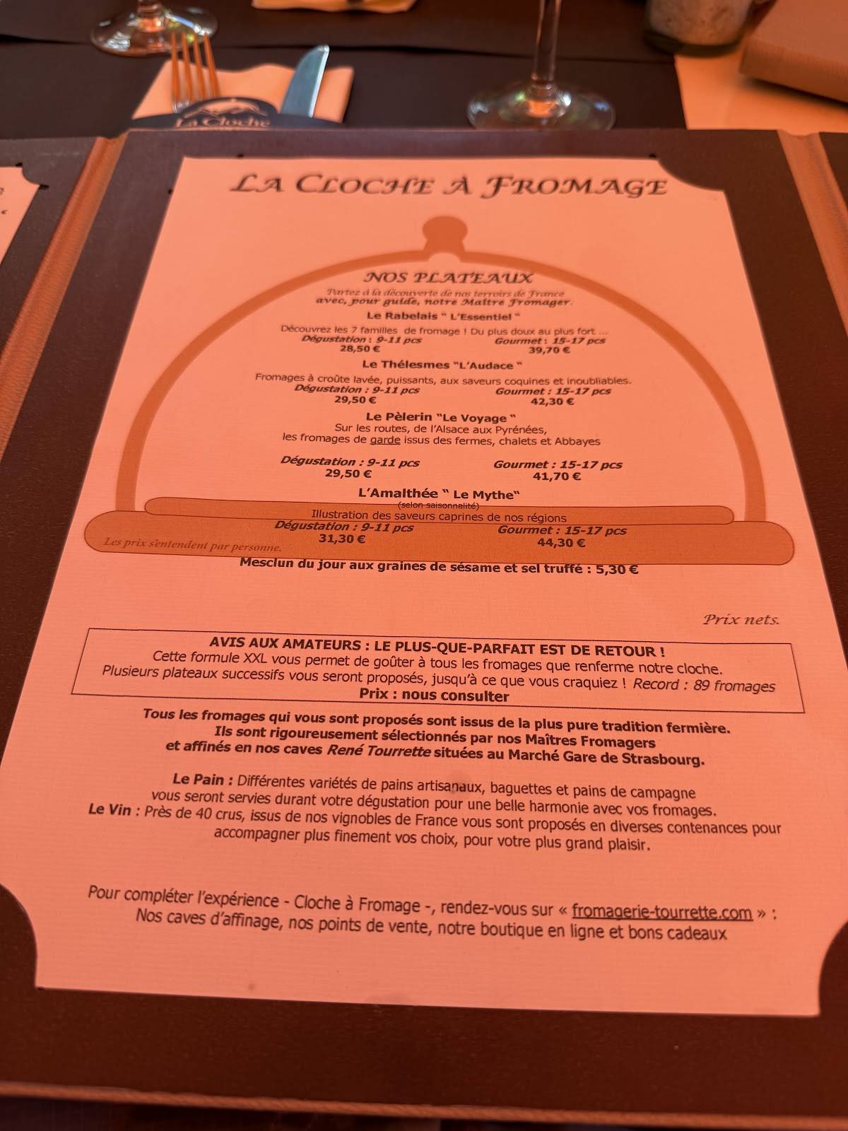 la cloche à fromage restaurant