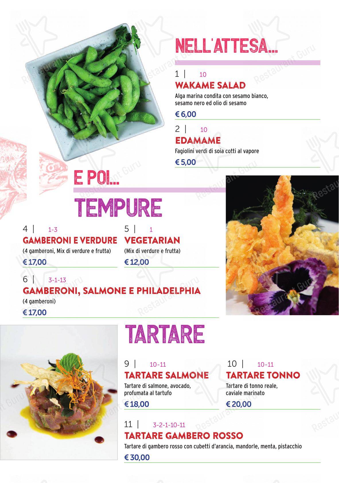 SUDcafè in Brucoli - Menu