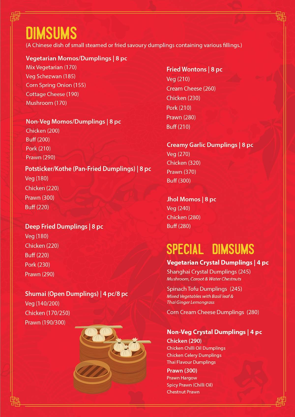 Sumo Restaurant menu