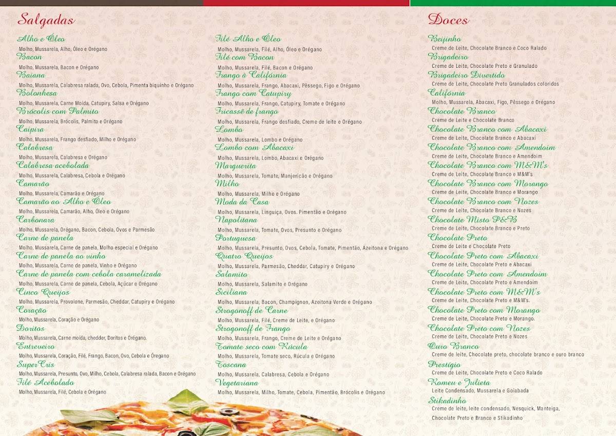 SuperCris Em Ação Pizzaria em Santa Cruz do Sul cardápio