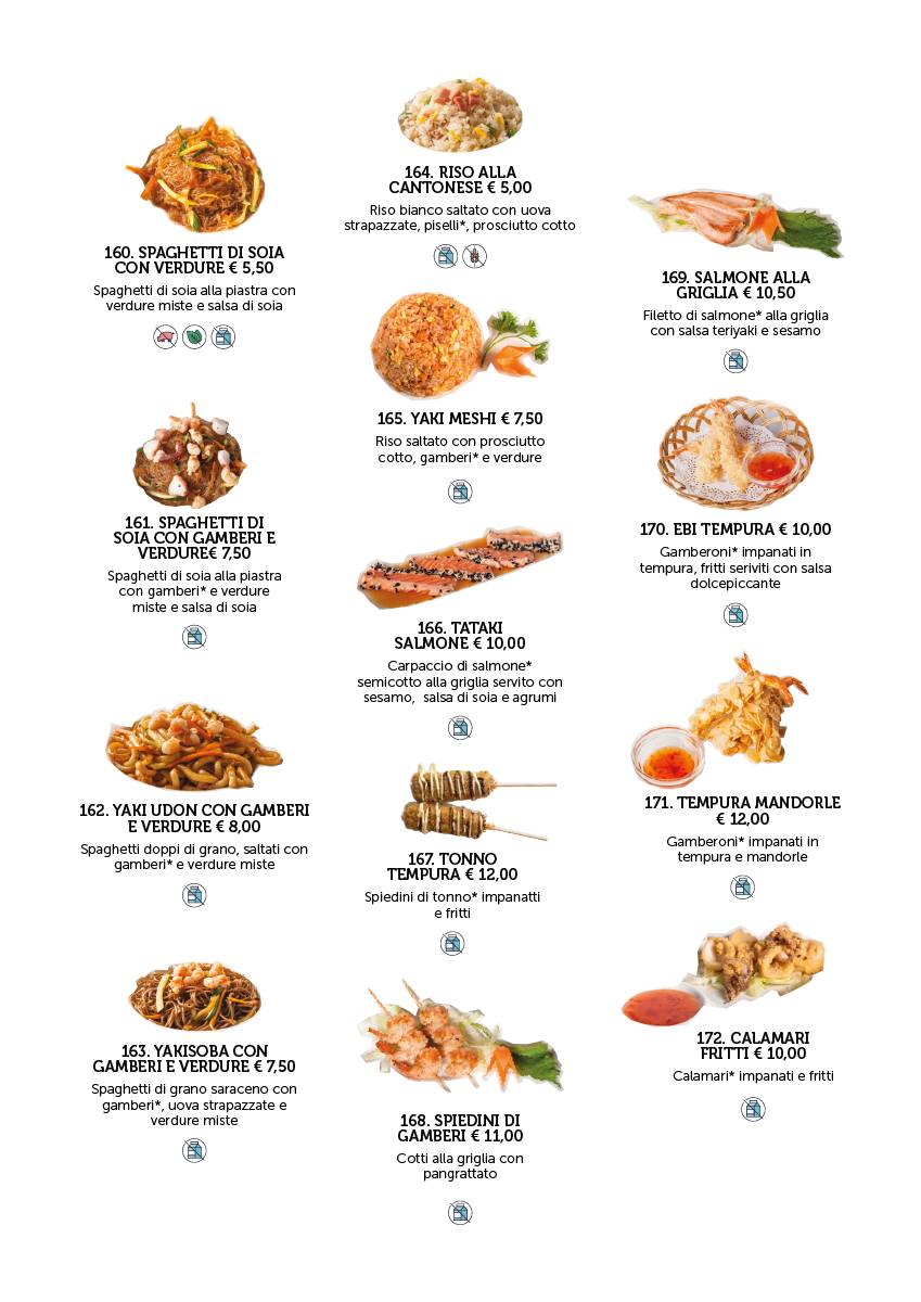Menu di sole sushi fusion 