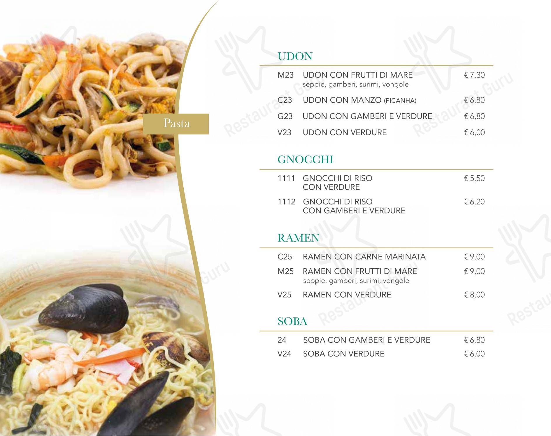 Menu di Sushi San 
