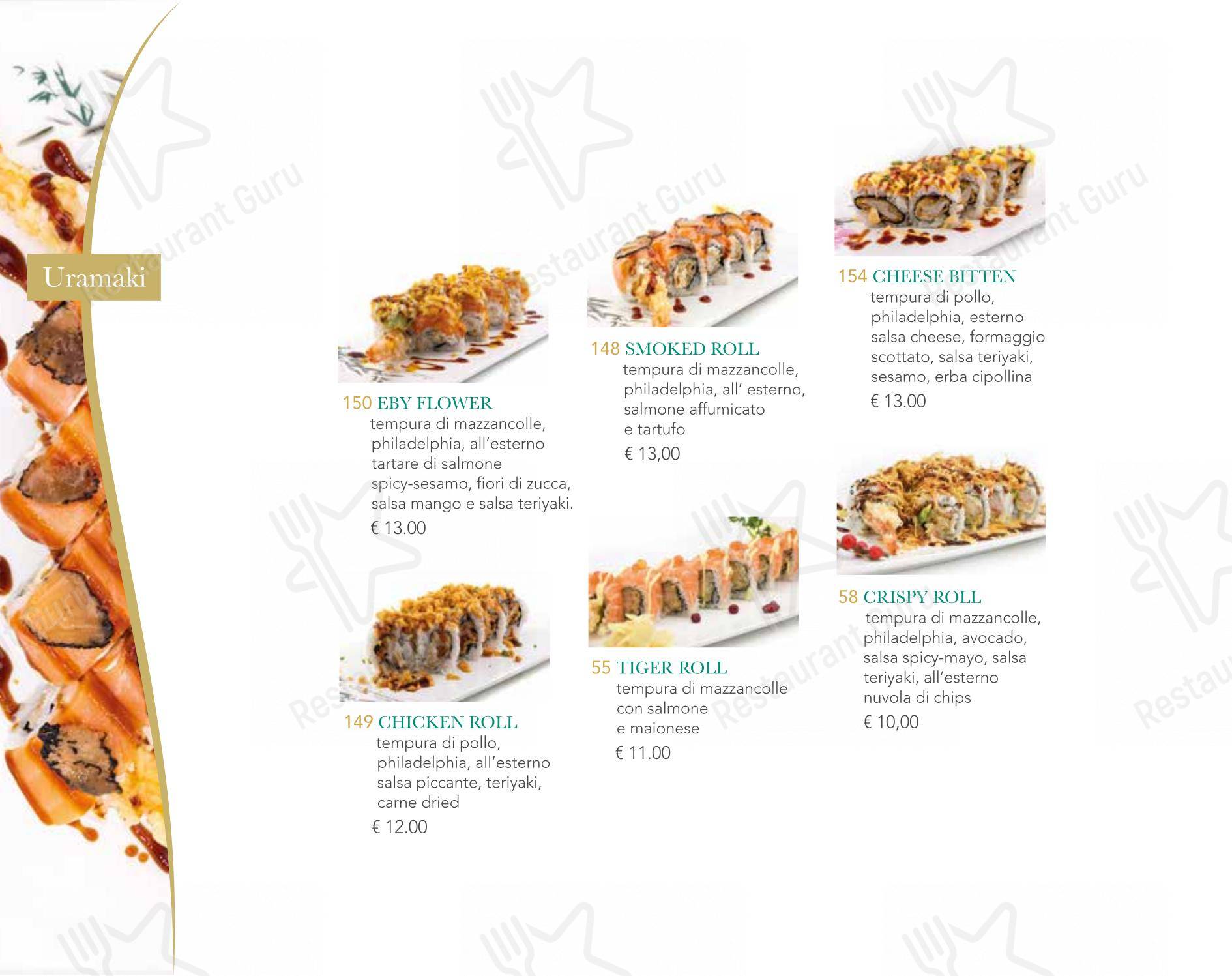 Menu di Sushi San 