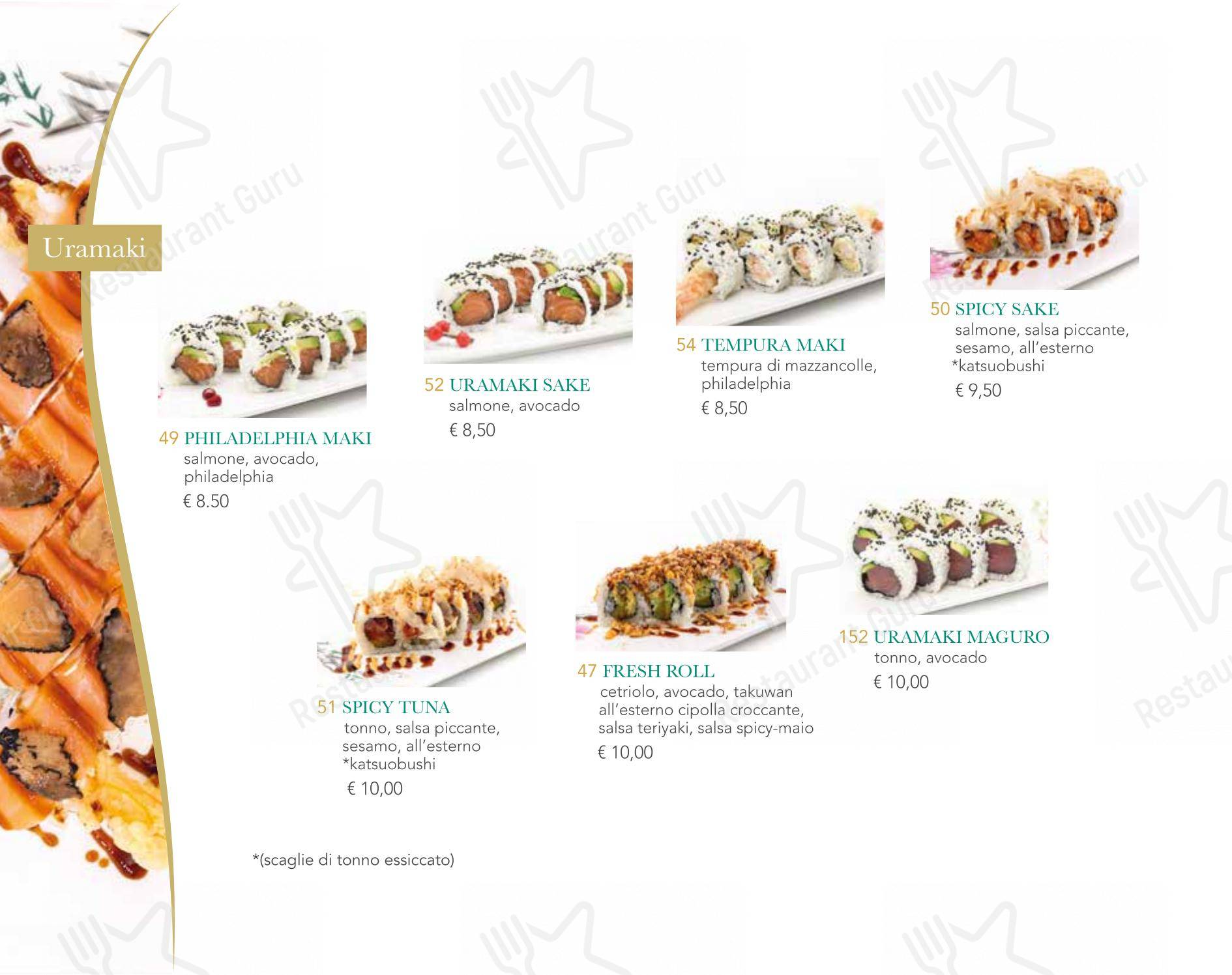 Menu di Sushi San 