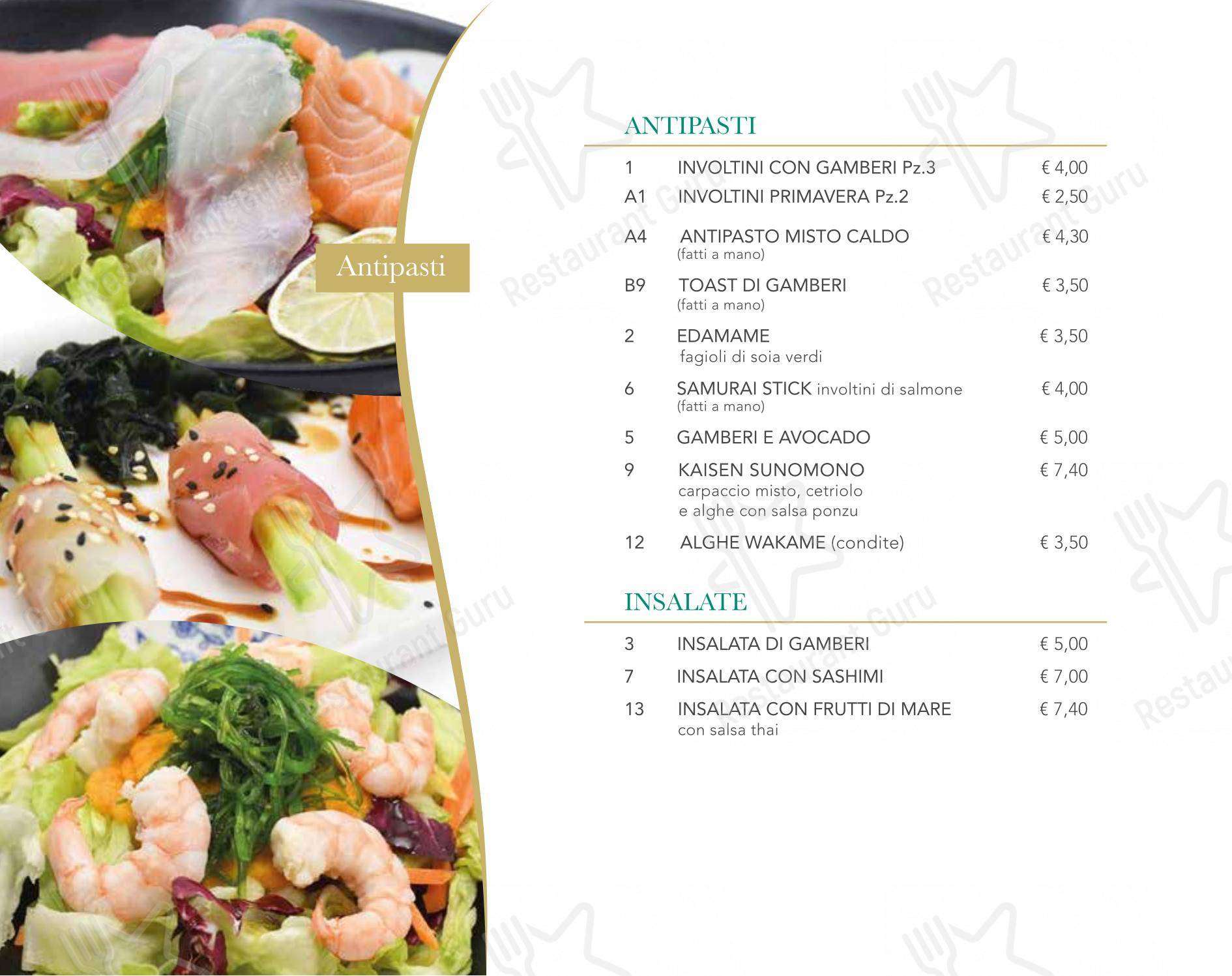Menu di Sushi San 
