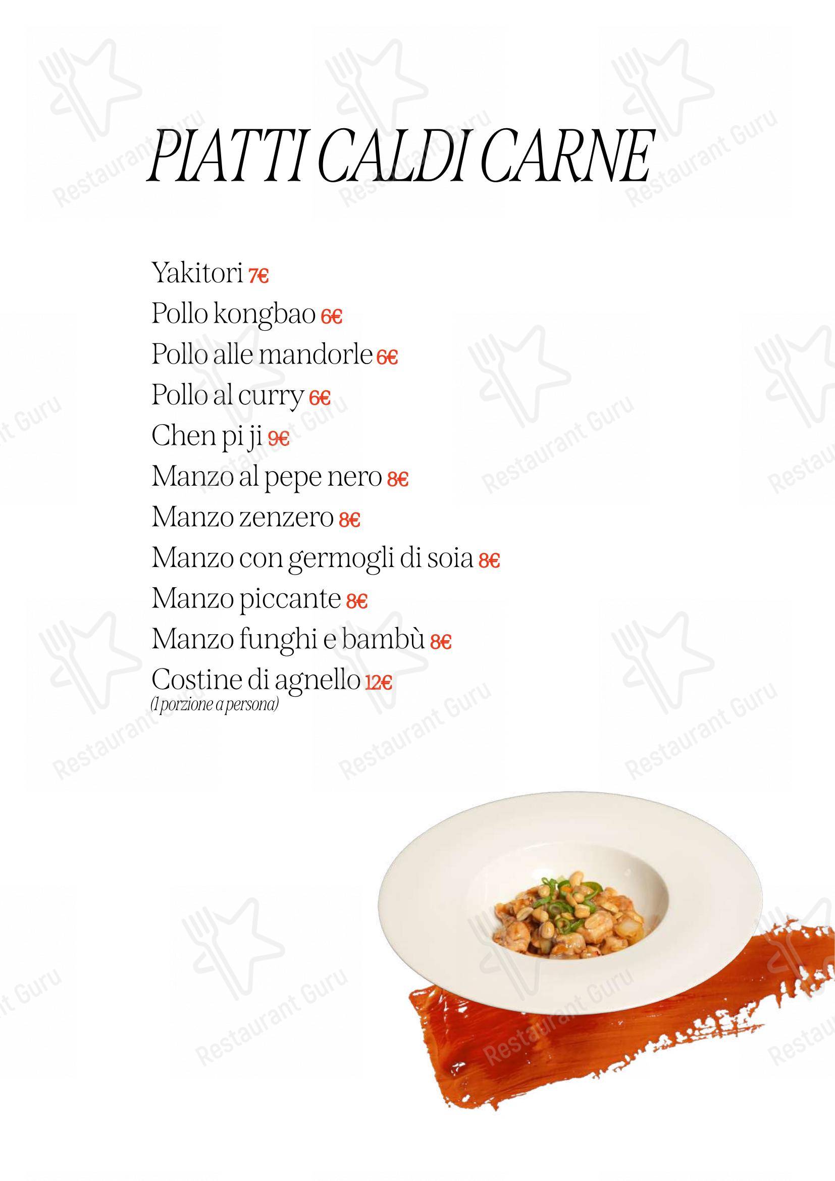 Menu per Sushi Tao Restaurant ristorante