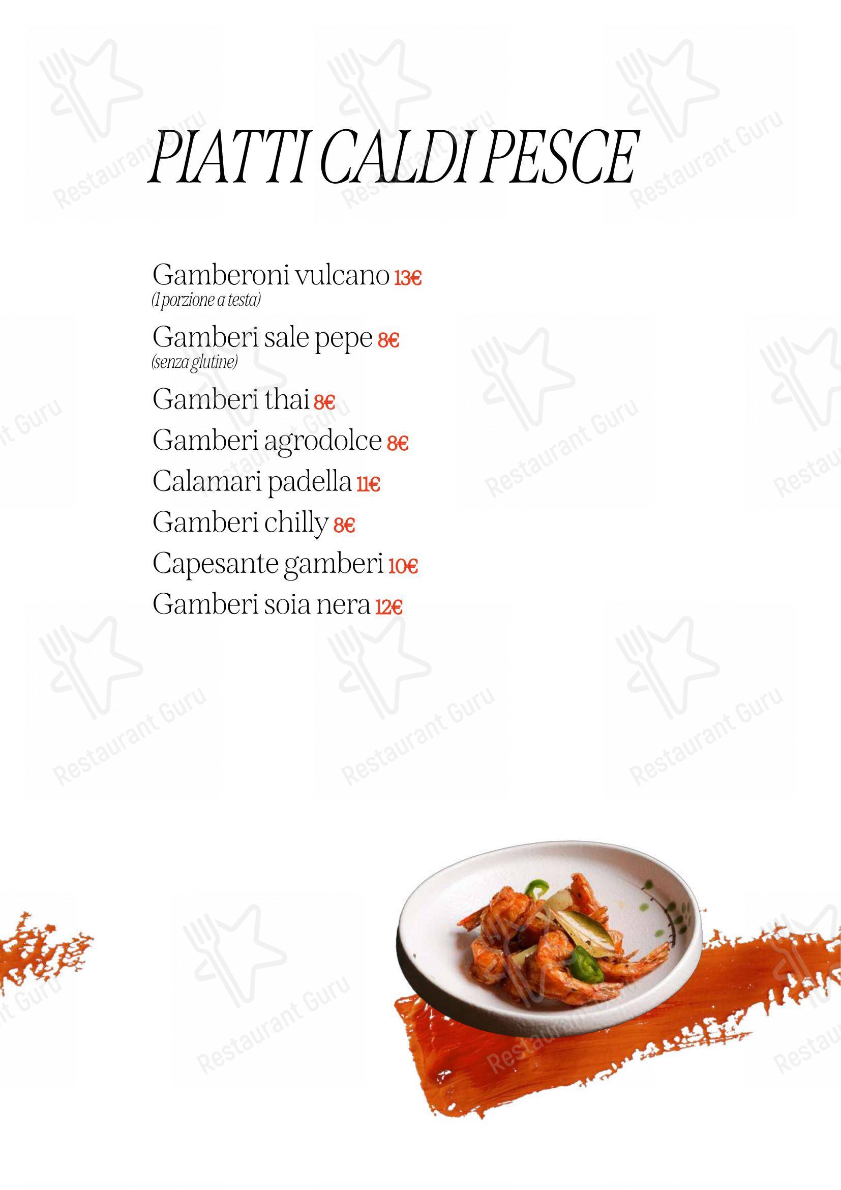 Menu per Sushi Tao Restaurant in Modena