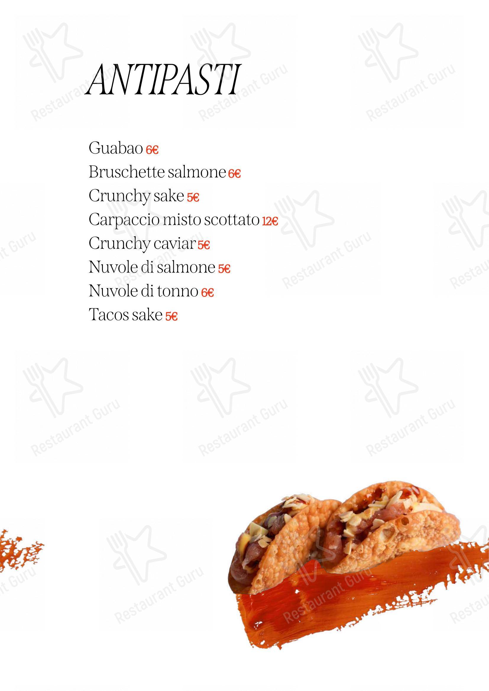 Menu per Sushi Tao Restaurant in Modena