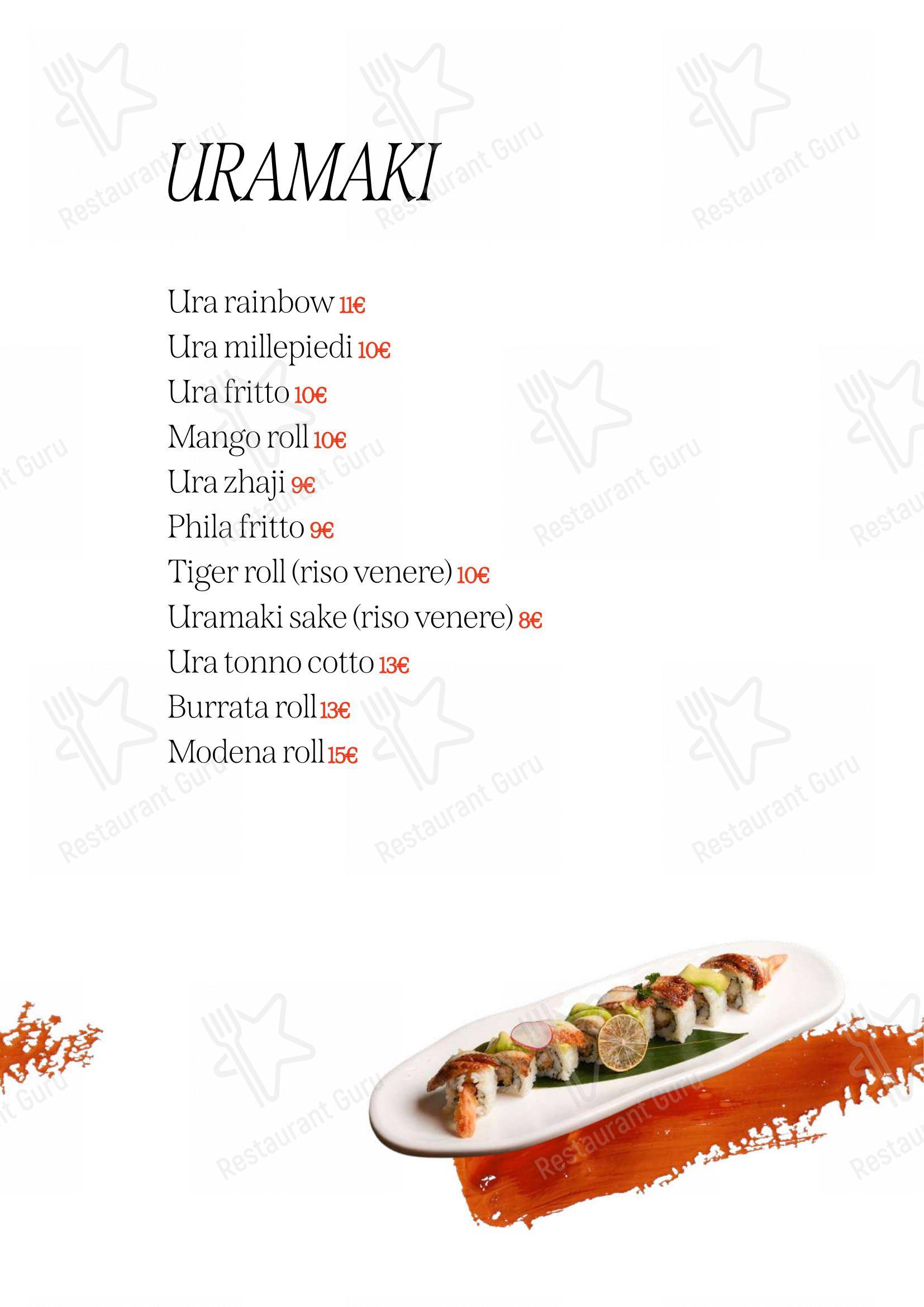 Menu di Sushi Tao Restaurant - Menu