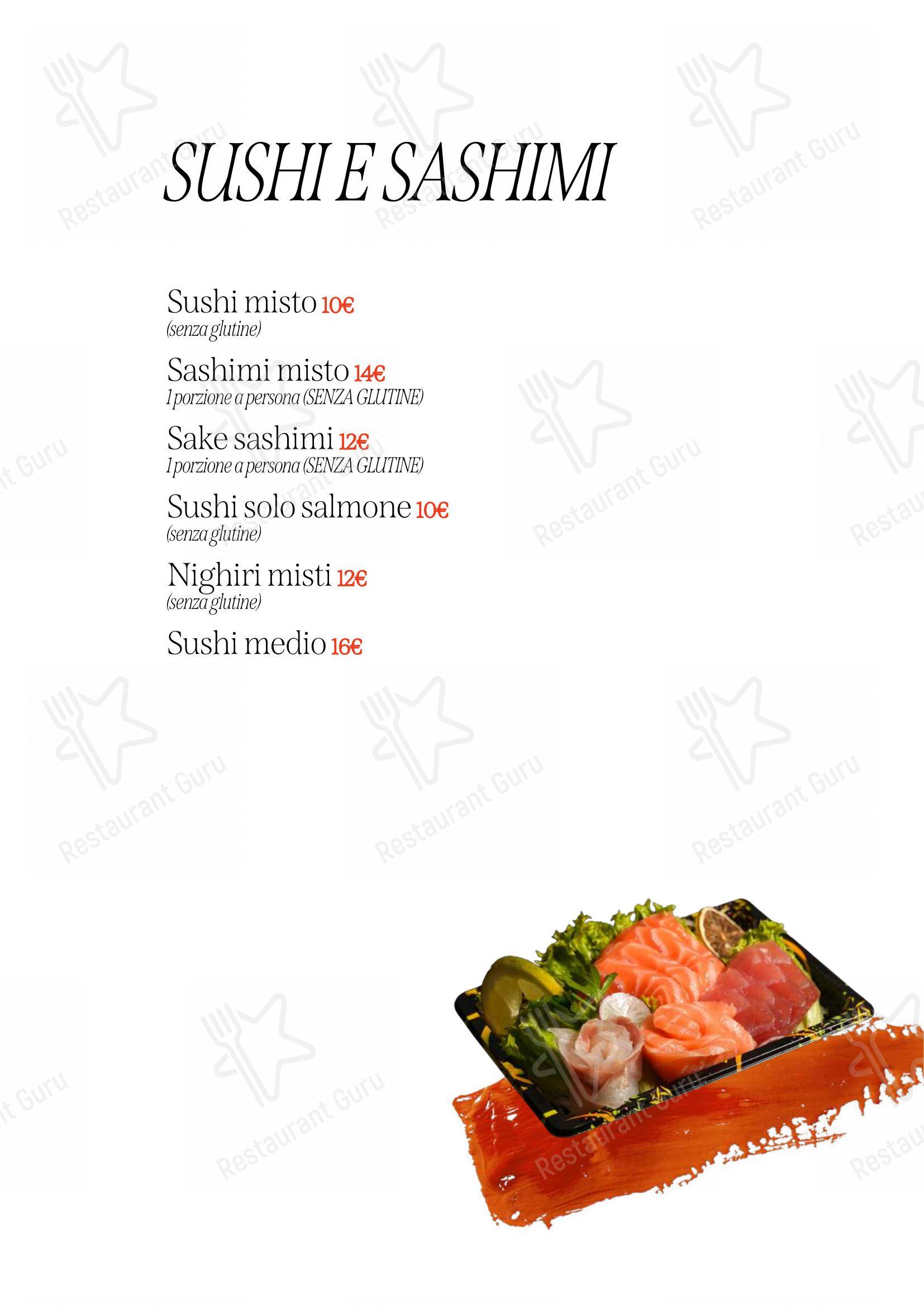 Menu di Sushi Tao Restaurant - Menu