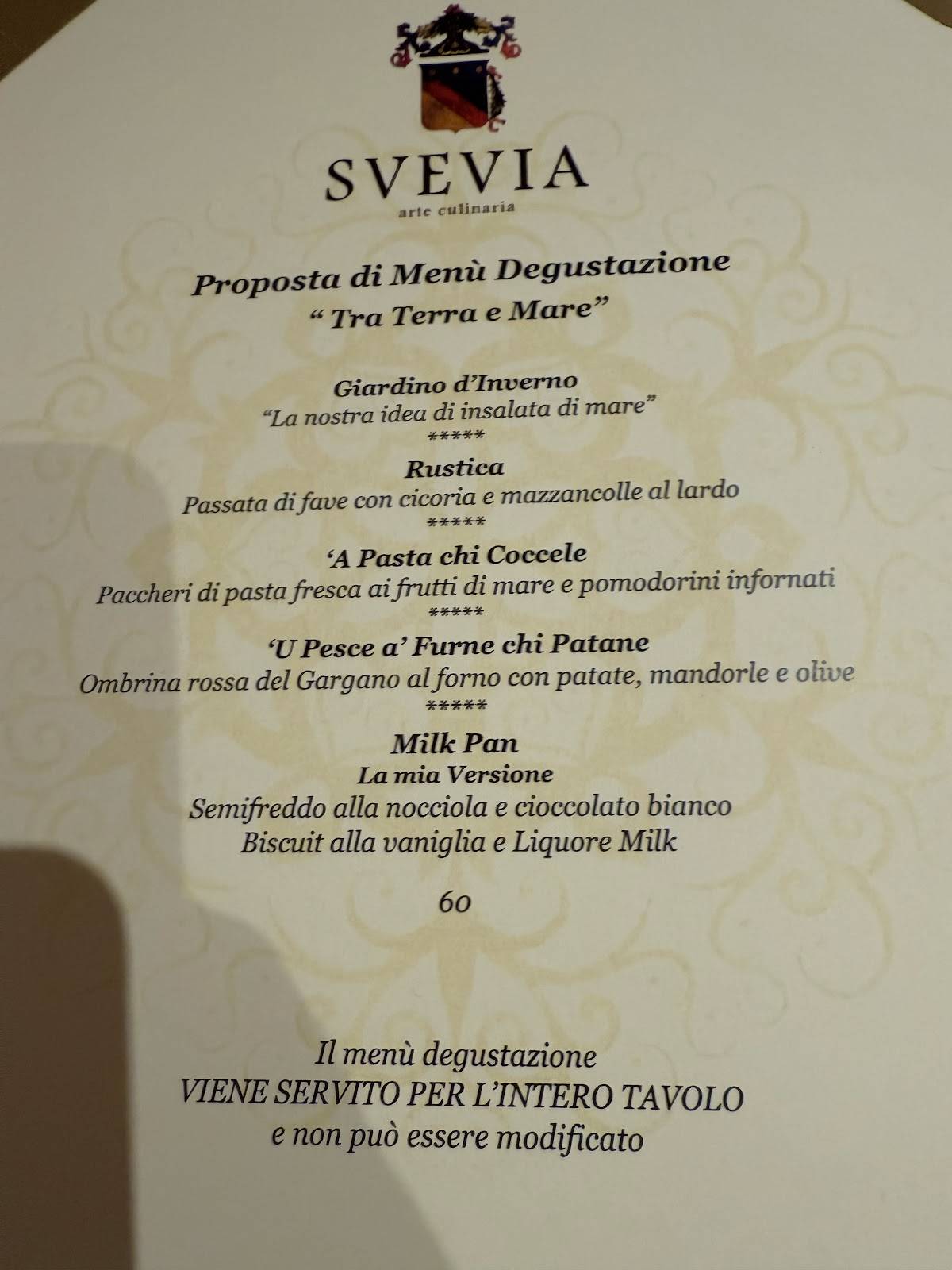 Menu di Svevia 