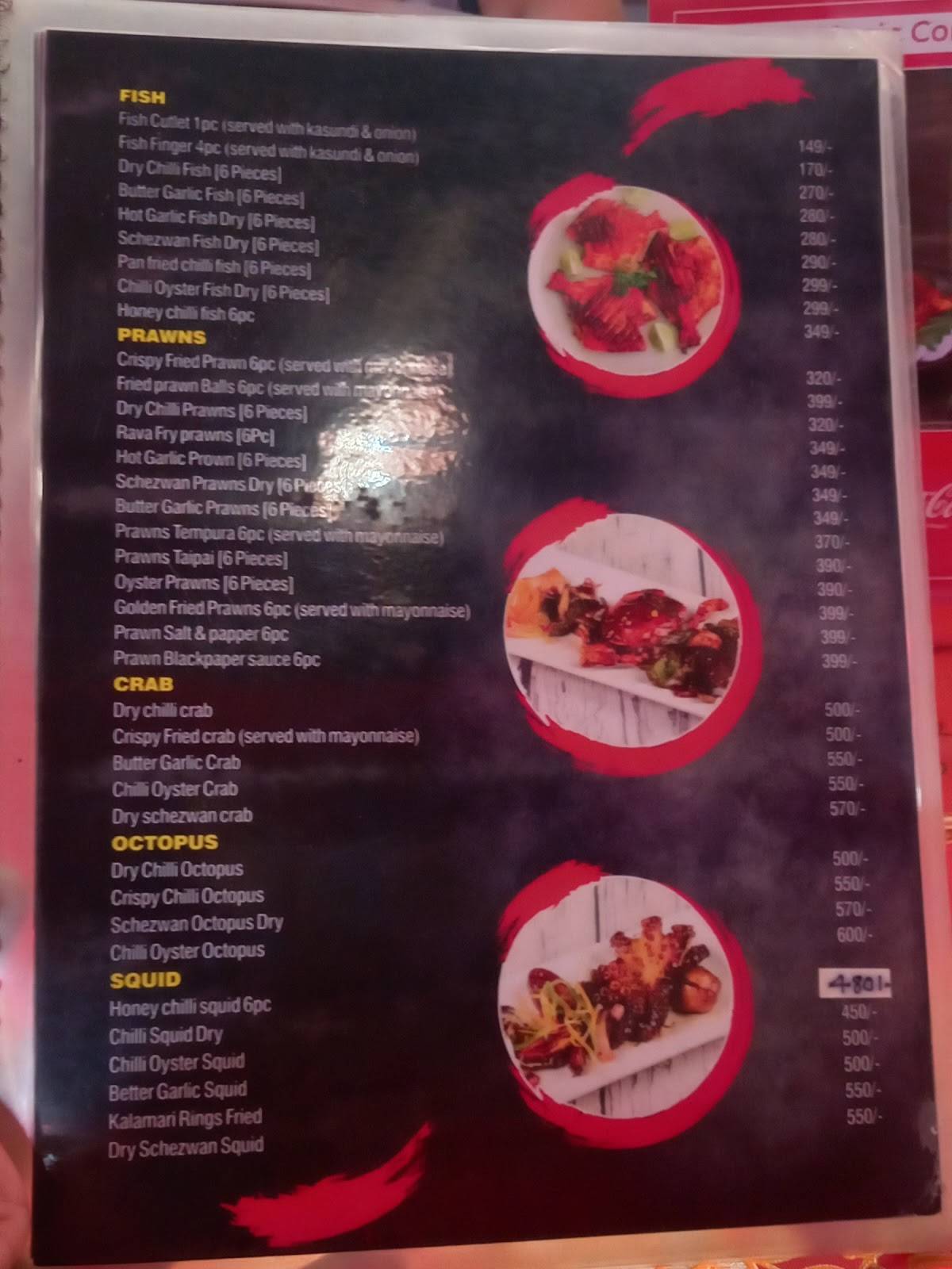 T&T Kitchens menu