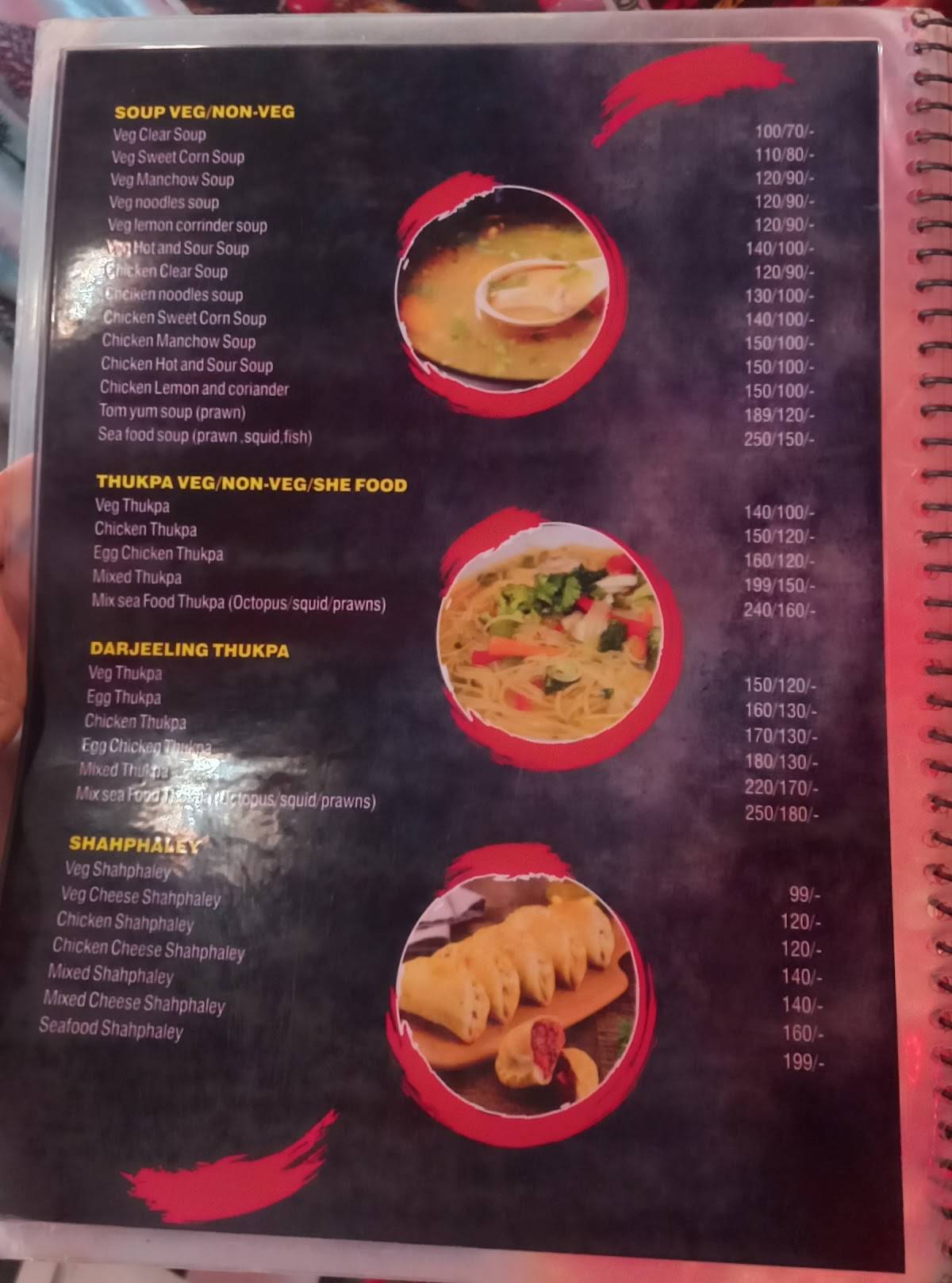 T&T Kitchens menu