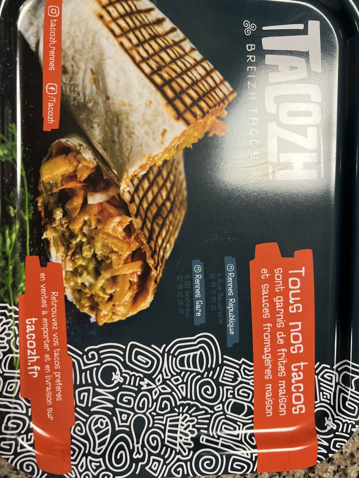 Menu de TACOZH